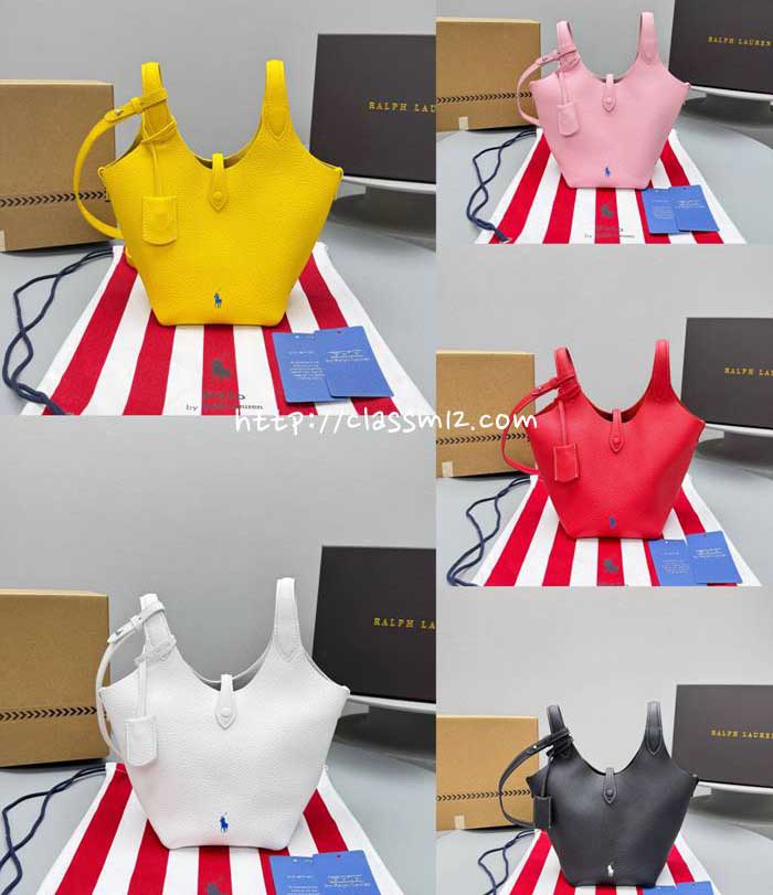 Ralph Lauren Polo 랄프로렌 폴로 25 한정판 소가죽 카프스킨 크로스백 가방 C5312