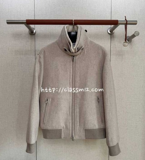 Brunello Cucinelli 25 한정판 양털 긴팔 자켓 A12285