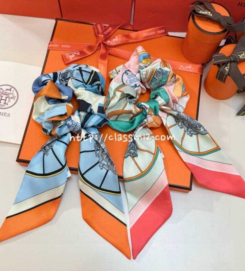 에르메스 25 한정판 트윌리 방도 D3001