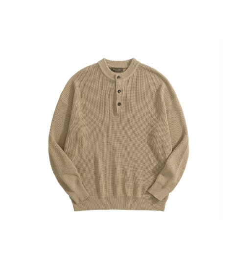로로피아나 Loro Piana 25 한정판 헤비 헨리넥 니트 A12364