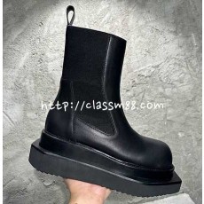 릭오웬스 25 한정판 소가죽 카프스킨 부츠 B4645