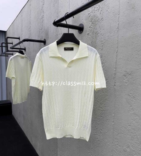 로로피아나 Loro Piana 25 한정판 반팔 니트 A12380