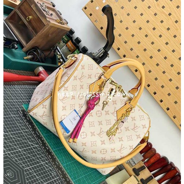 루이비통 25 한정판 M15108 Speedy Soft 30 Lucky Dune 크로스백 가방 C5320