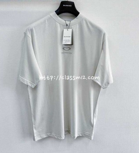 발렌시아가 25 한정판 남여공용 반팔 티셔츠 A12408