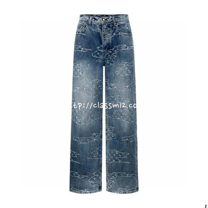 루이비통 25 한정판 Nigo 청바지 긴바지 A12435