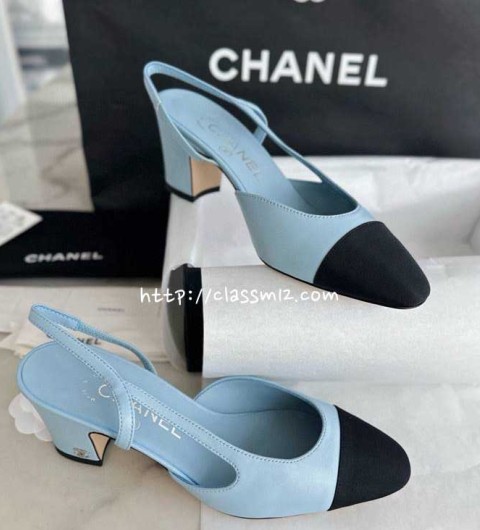 샤넬 25 한정판 Slingback 여성 하이힐 B4668