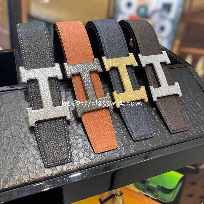 에르메스 25 한정판 3.8cm 양면 벨트 F1173