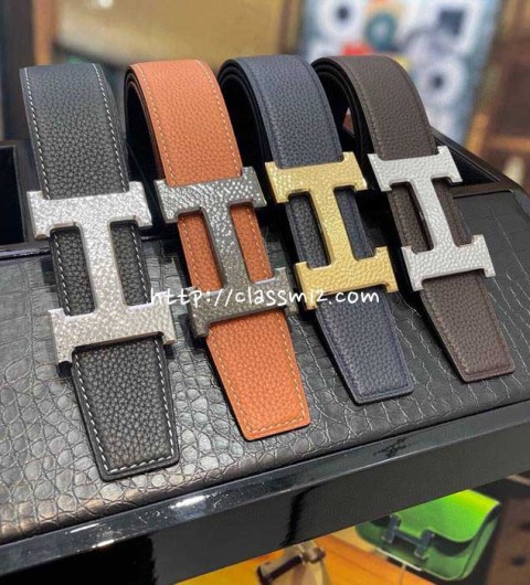 에르메스 25 한정판 3.8cm 양면 벨트 F1173