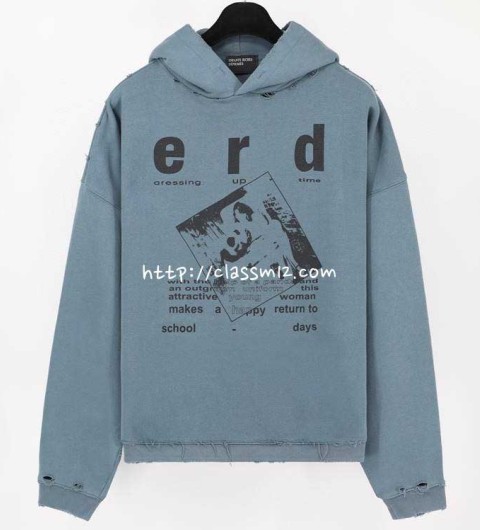 ERD Enfants Riches Déprimés 25 한정판 남여공용 긴팔 후드 티셔츠 A12503