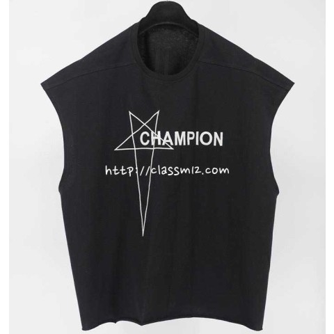 릭오웬스 x 챔피언 25 한정판 남여공용 민소매 티셔츠 A12504