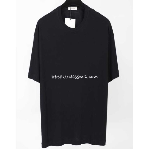 LEMAIRE 25 한정판 남여공용 반팔 티셔츠 A12523