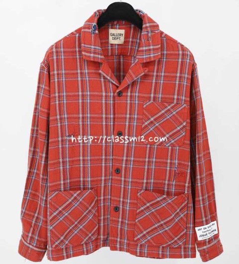 Gallery Dept 갤러리 디파트먼트 25 한정판 긴팔 셔츠 A12546