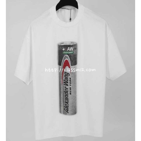 알렉산더왕 25 한정판 남여공용 반팔 티셔츠 A12564