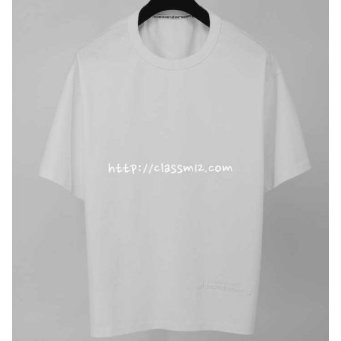알렉산더왕 25 한정판 남여공용 반팔 티셔츠 A12565