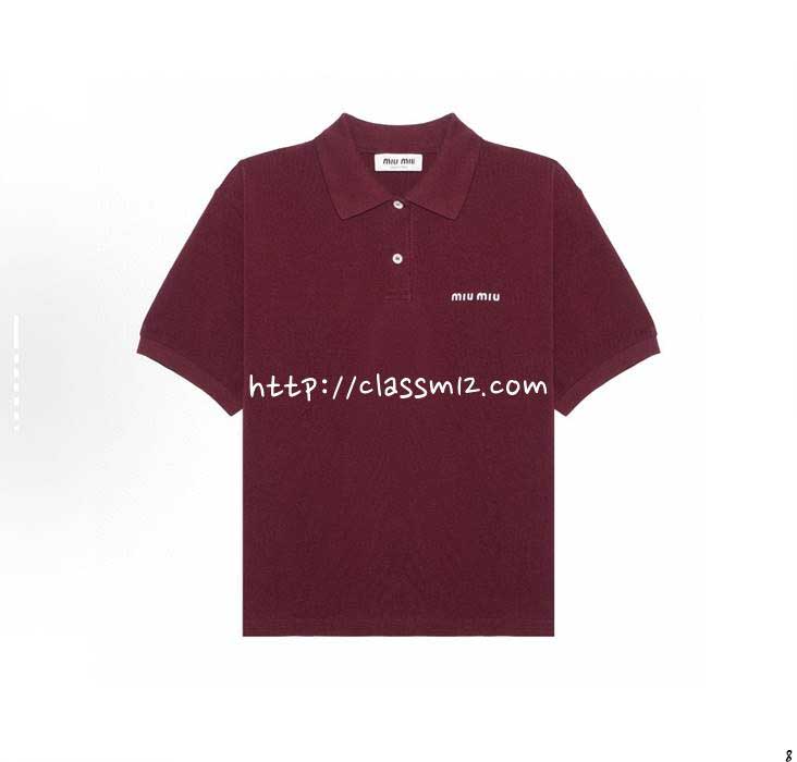 미우미우 25 한정판 반팔 티셔츠 A12574
