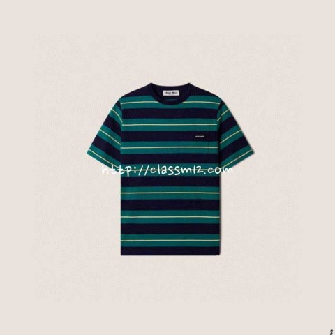 미우미우 25 한정판 반팔 티셔츠 A12576