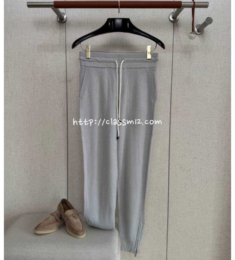 Brunello Cucinelli 25 한정판 양털 긴바지 A12584