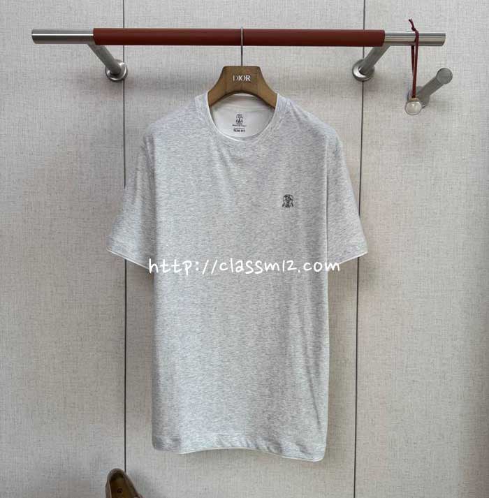 Brunello Cucinelli 25 한정판 반팔 티셔츠 A12593