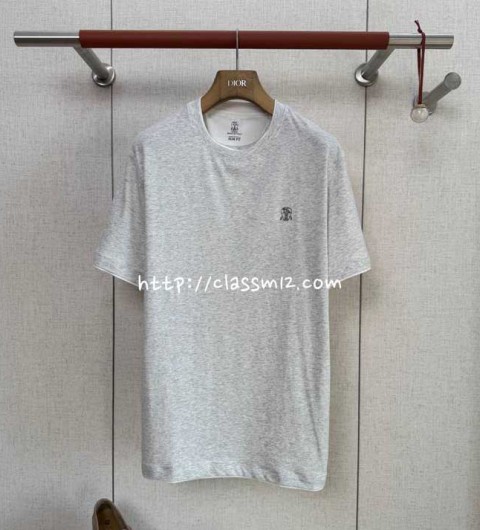 Brunello Cucinelli 25 한정판 반팔 티셔츠 A12593