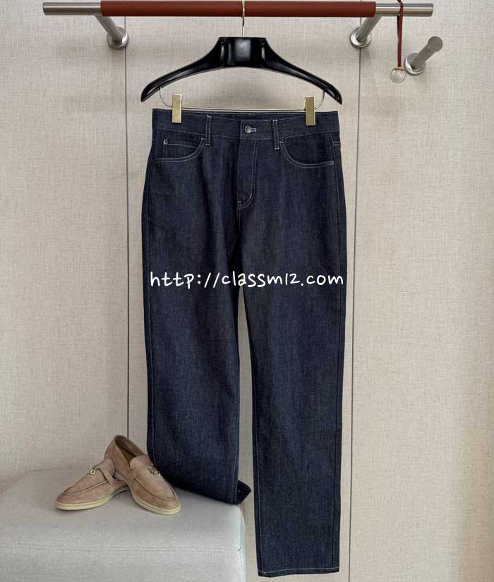 로로피아나 Loro Piana 25 한정판 청바지 긴바지 A12597
