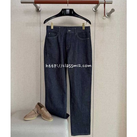 로로피아나 Loro Piana 25 한정판 청바지 긴바지 A12597