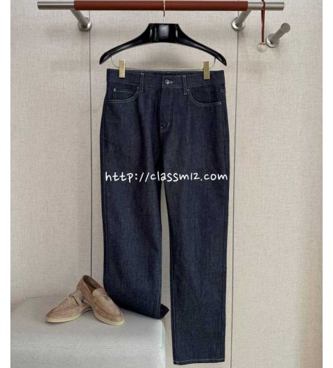 로로피아나 Loro Piana 25 한정판 청바지 긴바지 A12597