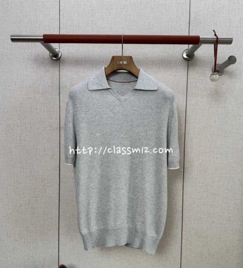 브루넬로쿠치넬리 25 한정판 반팔 니트 A12621