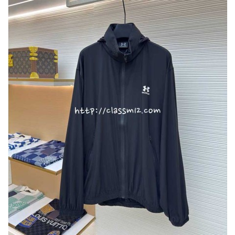 발렌시아가 25 한정판 긴팔 후드 자켓 A12665