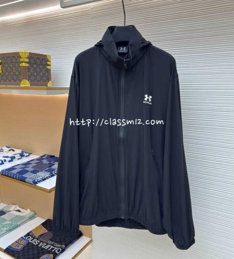발렌시아가 25 한정판 긴팔 후드 자켓 A12665