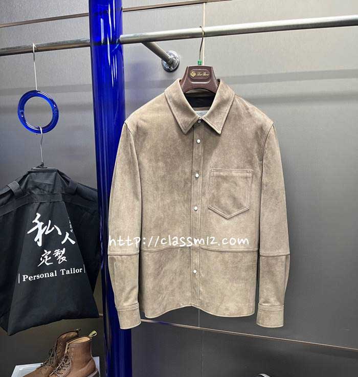 브루넬로쿠치넬리 25 한정판 AG25603 양가죽 램스킨 긴팔 자켓 A12692