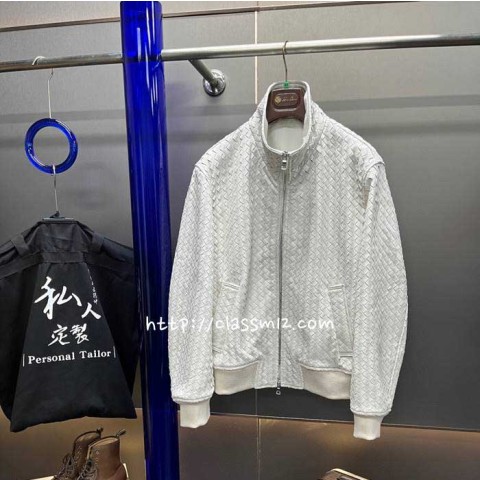 보테가베네타 25 한정판 XP2509 양가죽 램스킨 긴팔 자켓 A12695