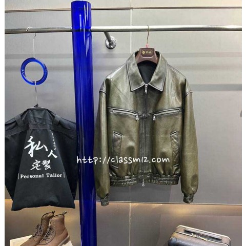 아크네 25 한정판 XP2529 양가죽 램스킨 긴팔 자켓 A12723