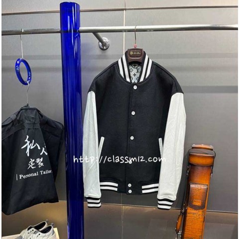 루이비통 25 한정판 XK25008 소가죽 카프스킨 긴팔 자켓 A12726
