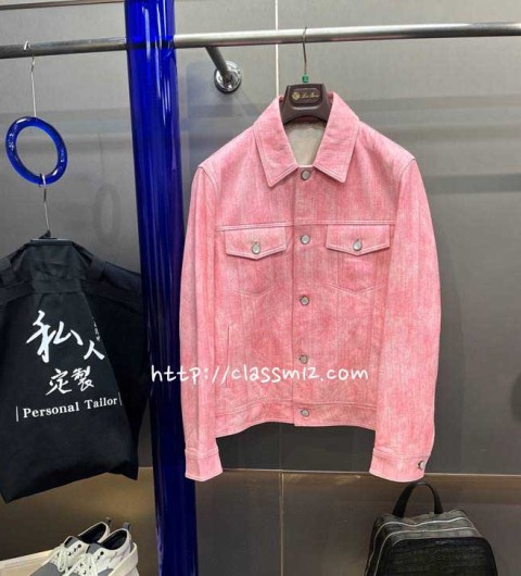 루이비통 25 한정판 XK25014-1 양가죽 램스킨 긴팔 자켓 A12730