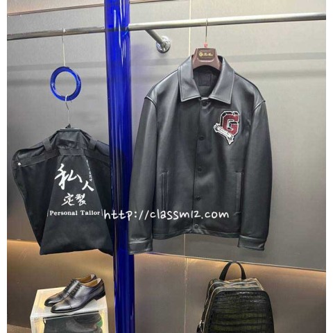 지방시 25 한정판 PY25006 양가죽 램스킨 긴팔 자켓 A12736