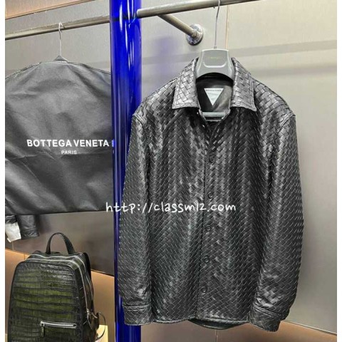 보테가베네타 25 한정판 AG24060 양가죽 램스킨 긴팔 자켓 A12738