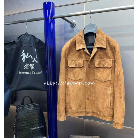 로로피아나 Loro Piana 25 한정판 AG25808 양가죽 램스킨 긴팔 자켓 A12746