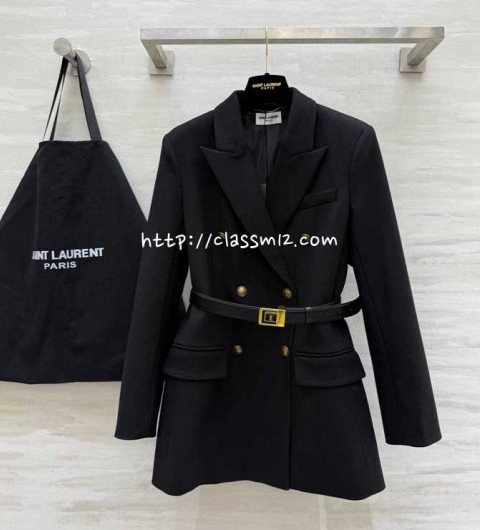 생로랑 25 한정판 여성 긴팔 정장 자켓 A12780