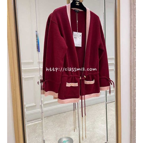 샤넬 25 한정판 여성 긴팔 가디건 A12793