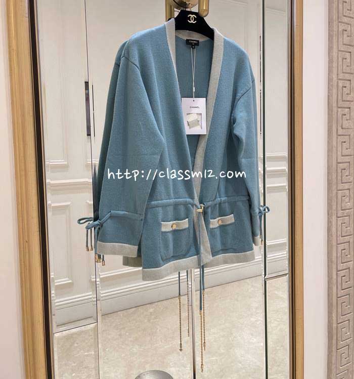 샤넬 25 한정판 여성 긴팔 가디건 A12794