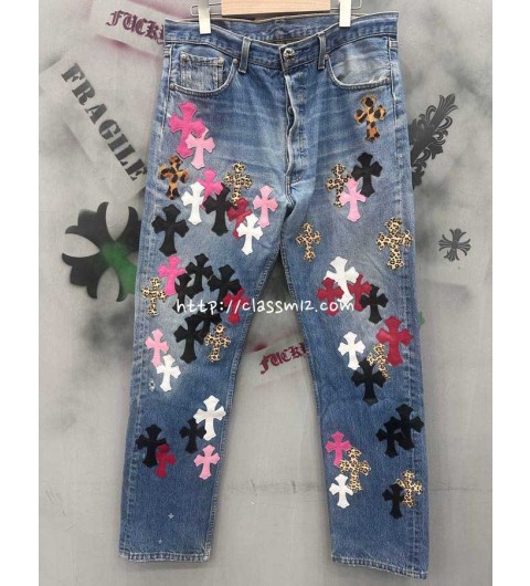 크롬하츠 25 한정판 Levi's Vintage 501 청바지 긴바지 A12824