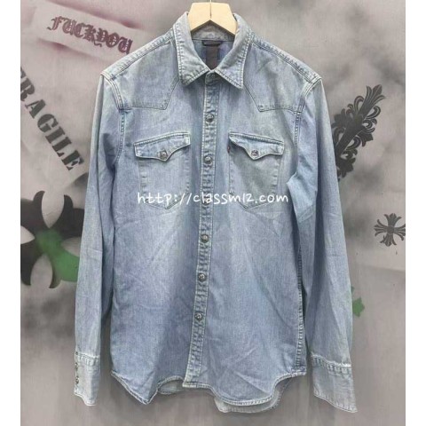 크롬하츠 25 한정판 Levi's 긴팔 청자켓 A12826