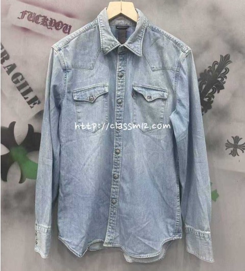 크롬하츠 25 한정판 Levi's 긴팔 청자켓 A12826