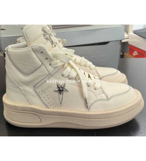 크롬하츠 x 릭오웬스 25 한정판 남여공용 Dark Shadow x Converse 1of1 신발 B4697