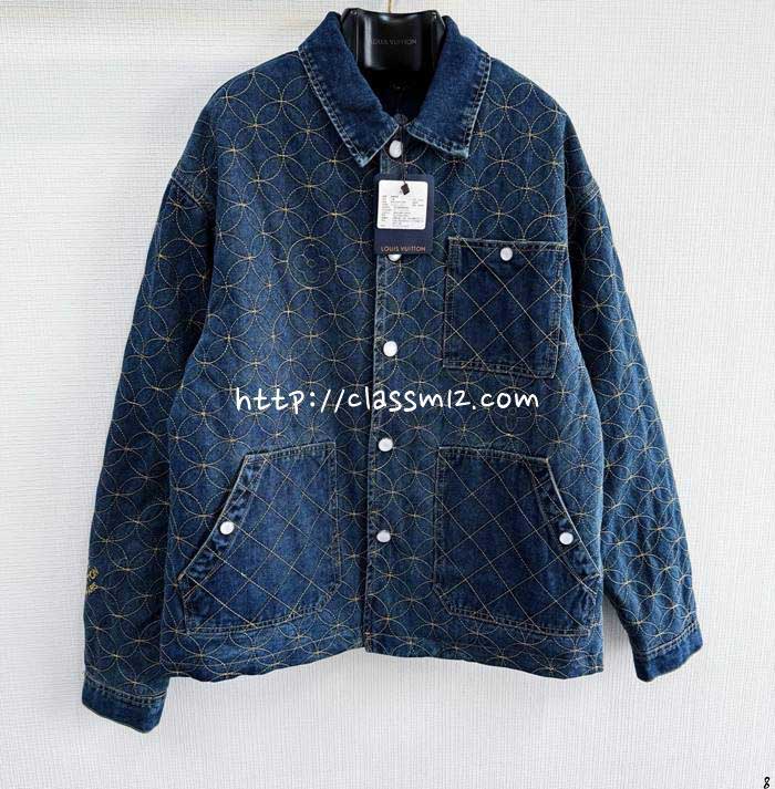 루이비통 25 한정판 Nigo 긴팔 청자켓 A12841