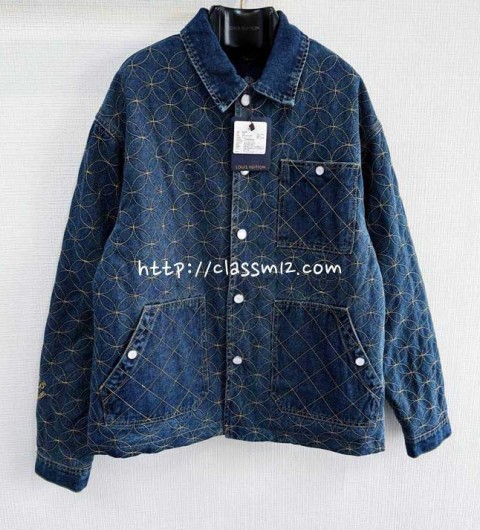 루이비통 25 한정판 Nigo 긴팔 청자켓 A12841