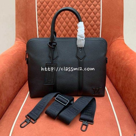 [정품직조원단] 루이비통 25 한정판 takeoff M59159 서류 가방 C5399