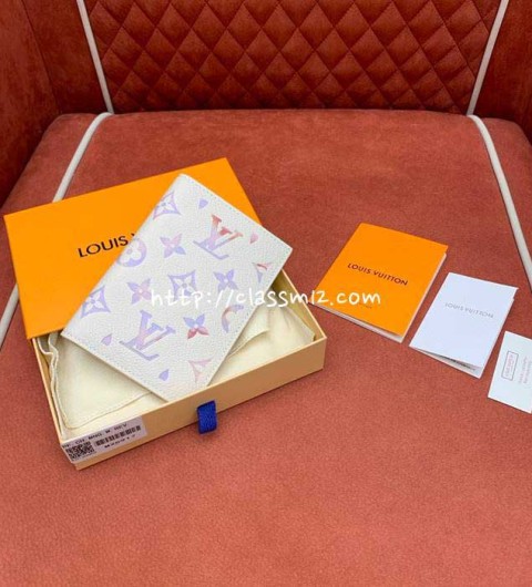 [정품직조원단] 루이비통 25 한정판 Passport Cover M25917 여권 지갑 E834