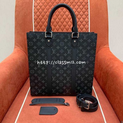 [정품직조원단] 루이비통 25 한정판 sac plat M46452 서류 가방 C5408