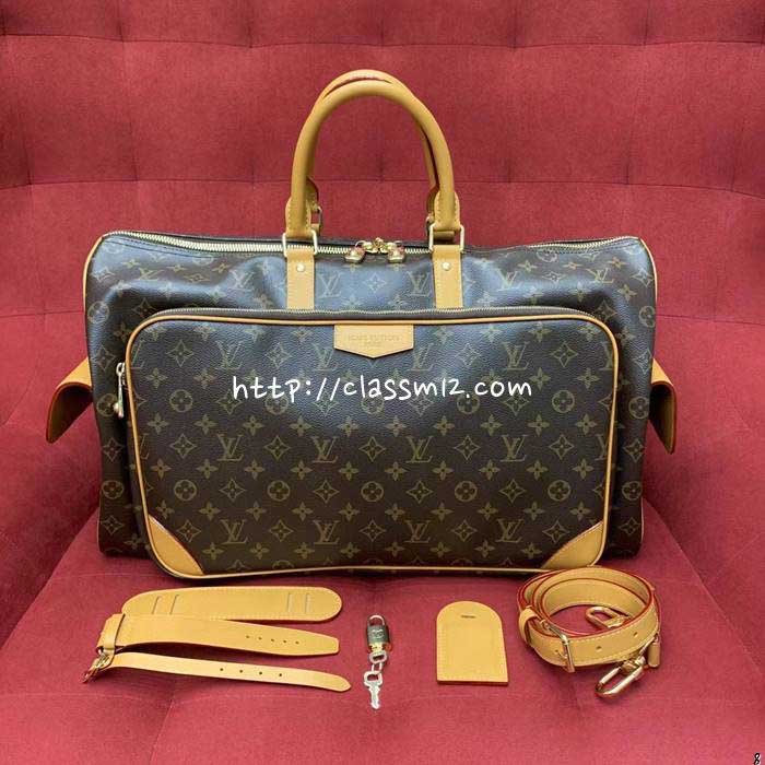 [정품직조원단] 루이비통 25 한정판 keepall cargo50 여행 가방 C5411